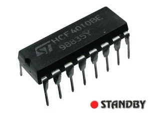 100pcs 4010 DIP16 HCF4010BE ST MICRO ELECTRONICS Hex Buffer/Converters - Imagen 1 de 1