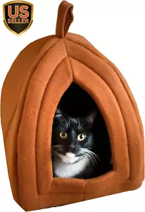 Cat House - Indoor Cat Bed with Removable Foam Cushion - Pet Tent for Kittens... - Picture 1 of 1