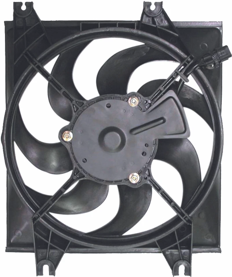 Conjunto de ventilador condensador de aire acondicionado para Hyundai Accent Foto 1 de 2