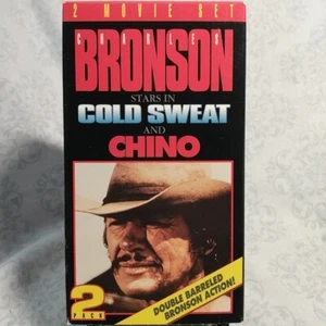 Cold Sweat And Chino 2 Movie Set VHS Charles Bronson - Picture 1 of 4