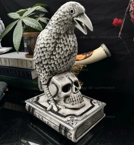 Garden Décor NEIGHBORHOOD NBHD Crow Skull Chamber Ceramics Burner Incense H 32cm - Picture 1 of 24