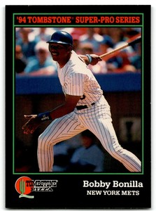 1994 SCORE TOMBSTONE PIZZA SUPER-PRO SERIES BOBBY BONILLA NEW YORK METS #4