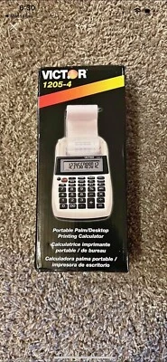 Victor 1205-4 12 Digit Portable Palm/Desktop Commercial Printing Calculator - Image 1 of 2