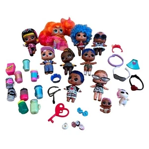 LOL Surprise Dolls Lot of 10 Dolls Figures Plus Accessories - Picture 1 of 9
