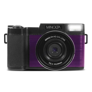 MND30 4x Digital Zoom 30 MP/2.7K Quad HD Digital Camera Purple ELBMND30P - Imagen 1 de 10