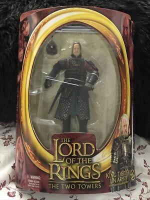 NUEVO EN CAJA Figura de acción El Señor de los Anillos Las Dos Torres Rey Theoden In Armor Foto 1 de 4