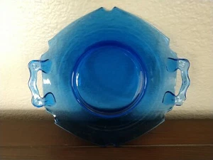 Vintage L.E. Smith Mt. Pleasant Cobalt Blue Glass Dish - Picture 1 of 4