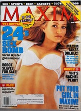 Maxim Magazine #64 April 2003 Sarah Wynter Lad Mag