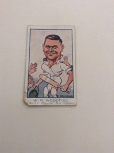 Carreras Turf Cigarettes 1933 Personally Series - W Woodfull NN - Picture 1 of 2