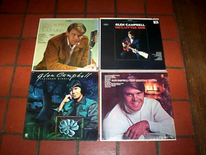 GLEN CAMPELL ( 4 ) LP lot: LITTLE ONE / SOUTHERN NIGHTS / GENTLE ON MY MIND vg++ - Picture 1 of 1