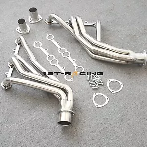 Exhaust Header For 66-91 Small Block Chevrolet/GMC Truck C10 C15 C30 K10 K15 K30 - Foto 1 di 6