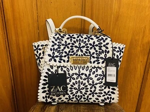 Zac Posen Eartha eyelet top handle convertible back pack bag white NWT $650.00 - Picture 1 of 11