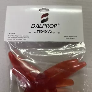 NEW DALPROP T4045V2 Tri Blade Propeller 4pcsFPV Drone Red - Picture 1 of 5