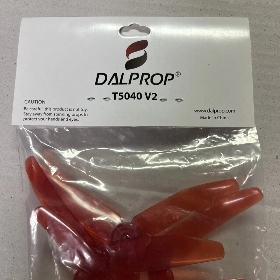 NEW DALPROP T4045V2 Tri Blade Propeller 4pcsFPV Drone Red - Image 1 of 4