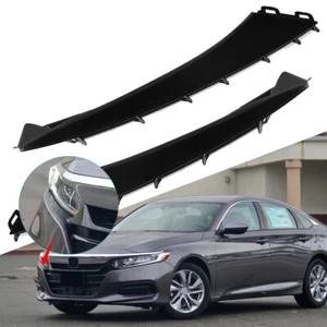 2PCS Grille Lower Moulding Trim For 2018 2019 2020 Honda Accord Sedan Left+Right - Foto 1 di 12