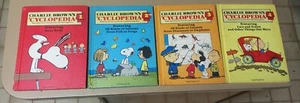 CHARLIE BROWN'S  'CYCLOPEDIA VOLUMES #1, 2, 3 & 4 UNITED FEATURE SYNDICATE 1980 - Picture 1 of 3