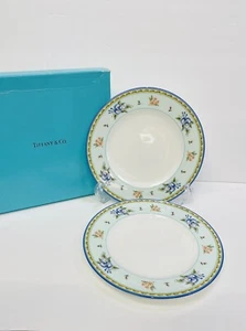 Tiffany & Co. Morning Glory 2 Piezas Chapado 7" Diámetro Japón con Caja - Imagen 1 de 8