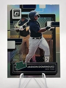 JASSON DOMINGUEZ 2022 PANINI OPTIC RATED PROSPECT SILVER YANKEES #RP-2 JT - Picture 1 of 2