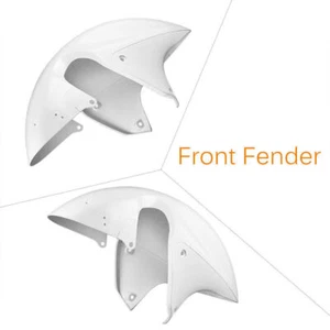 White Front Fender Mudguard Fairing Fit Suzuki Hayabusa 1997-2007 98 GSXR 1300 - Picture 1 of 6