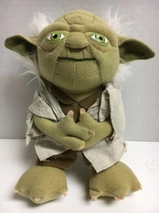 STAR WARS 9" Talking Talks Plush Stuffed YODA Doll Toy Target Exclusive - Picture 1 of 9