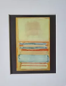 Mark Rothko "Untitled" Plate 17 Matted Offset Print 1971 - Picture 1 of 3