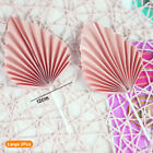 2Pcs Paper Fan Cake Topper Gold Palm Leaf Birthday Party Decoration Cake Ins-Wf