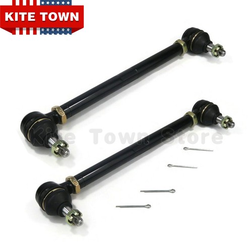 2Pcs Golf Cart Tie Rod Assembly Kit for EZGO TXT Medalist 19942001