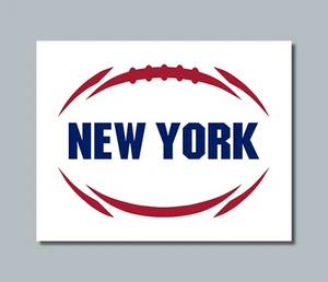 "NEW YORK" (Giants comparable) Football Photo Picture 8x10 11x14 or 16x20 (B1W) - Picture 1 of 15