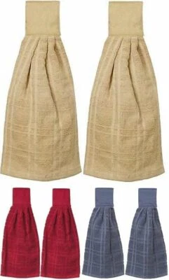 Kovot Set of 2 Cotton Hanging Tie Towels