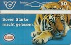 RARE / CARTE TELEPHONIQUE - TIGRE : TIGER ( PUB ESSO ) / PHONECARD TELEFONKARTE