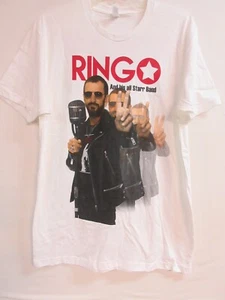 CAMISETA DE MÚSICA CONCIERTO BANDA GIRA 2017 RINGO STARR MERCANCÍA OFICIAL MEDIANA - Imagen 1 de 5