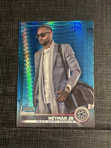 2022-23 Topps Stadium Club Chrome Neymar Jr. Aqua Refractor PSG Paris - Bild 1 von 6