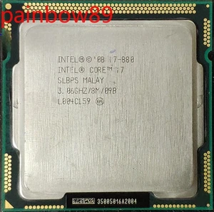 Intel Core i7-880 Quad Core 3.06GHz 8MB Socket LGA1156 95W SLBPS CPU Processor - Picture 1 of 1