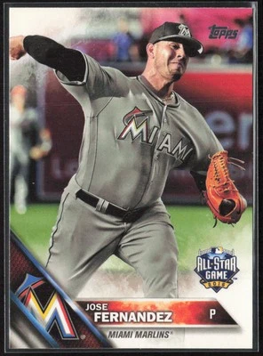 2016 Topps Update #US223 Jose Fernandez - Image 1 of 2