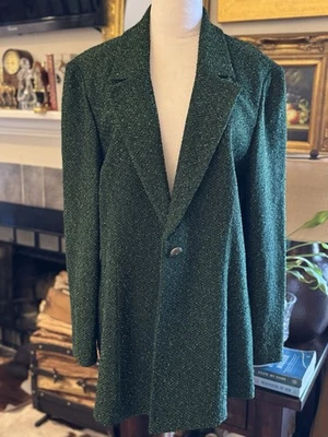 St. John Evening Tweed Pattern Blazer. Size 14. - Image 1 of 4