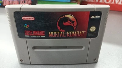 MORTAL KOMBAT PAL - GIOCO SUPER NINTENDO SNES - TESTATO - Immagine 1 di 2