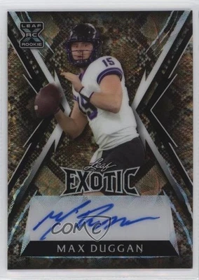 2023 Leaf Exotic Snake Kaleidoscope /7 Max Duggan #BA-MD1 Rookie Auto RC - Image 1 of 2