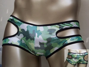 Lo último para hombre baúles cortados calzoncillos estampados en camuflaje altura baja - Imagen 1 de 3