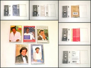 5x JULIO IGLESIAS Cassette Tapes Latin Pop Spanish European Music Song - Picture 1 of 7