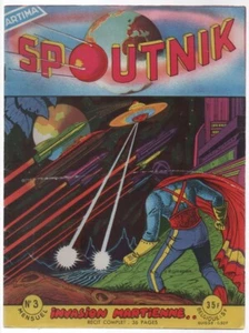SPOUTNIK N°3 ... INVASION MARTIENNE ... RECIT COMPLET ... EO ARTIMA 1958 - Picture 1 of 2