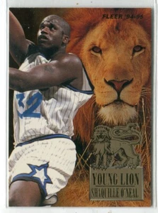 1994-95 Fleer Shaquille O'Neal junger Löwe Einsatz #5 von 6 HOF ORLANDO MAGIC - Bild 1 von 1