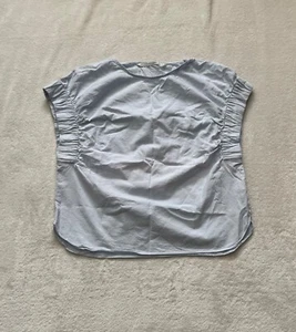Top de mujer Zara Trafaluc Collection azul claro sin mangas de algodón talla XS - Imagen 1 de 7