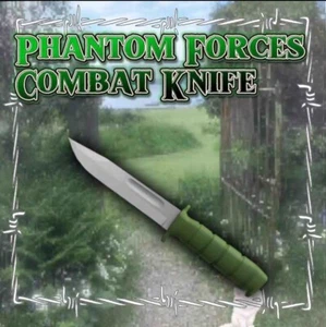ROBL0X Toys Phantom Forces Combat Knife Toy Code ONLY *Sent in Messages* - Picture 1 of 3