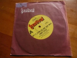 JIMMY LITTLE 1975 AIN'T IT GOOD 45 rpm 7" single vinyl RECORD - Picture 1 of 2