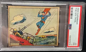 1940 SUPERMAN THE SPY TRAIL #2 PSA PR 1 - Picture 1 of 4