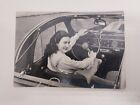 Woman in Car 🙂 Vintage Postcard # 51