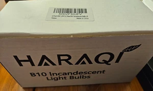 Haraqi B10 E12 Replacement Light 60 Watt 120V Bulb Bulbs 10 Pack - Picture 1 of 3