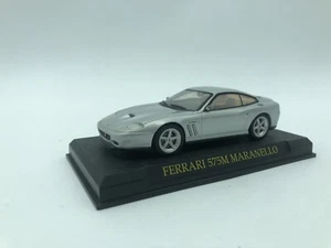 MODELLINO AUTO FERRARI 575M MARANELLO 2002 GRIGIA - EDICOLA - SCALA 1:43 - Picture 1 of 4