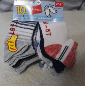 Hanes - Boys Socks - Low Cut with Heal Tab and Grips - Picture 1 of 2