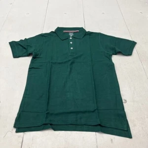 French Toast Green Short Sleeve Pique Polo Boys Size X-Large (14-16) NEW - Picture 1 of 6